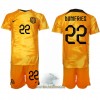 Officiële Voetbalshirt + Korte Broek Nederland Denzel Dumfries 22 Thuis WK 2022 - Kids